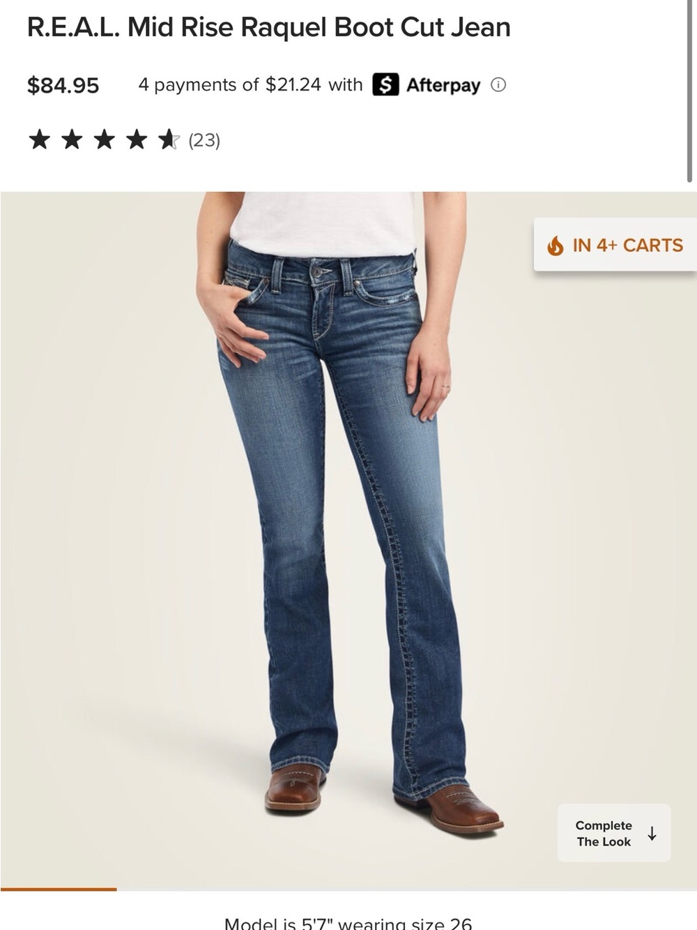 Ariat Raquel Jeans – Size 30S